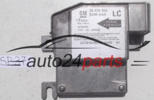 AIRBAG STEUERGERAT OPEL CORSA C 24439954 LC, 24 439 954 LC, 9199176, 6235022, 62 35 022, 93172323, 6235133, 62 35 133