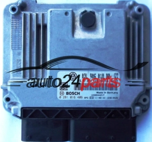 MOTORSTEUERGERÄT ECU STEUERGERAT VW VOLKSWAGEN GOLF 2.0 TDI 03L906018BB, 03L 906 018 BB, 03L907309R, 03L 907 309 R BOSCH 0281016406, 0 281 016 406