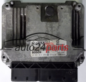 MOTORSTEUERGERÄT ECU STEUERGERÄT  CHEVROLET CAPTIVA 2.0 CDTI BOSCH 0 281 014 296, 0281014296, 96836517 SB, 96836517SB, 96314427 