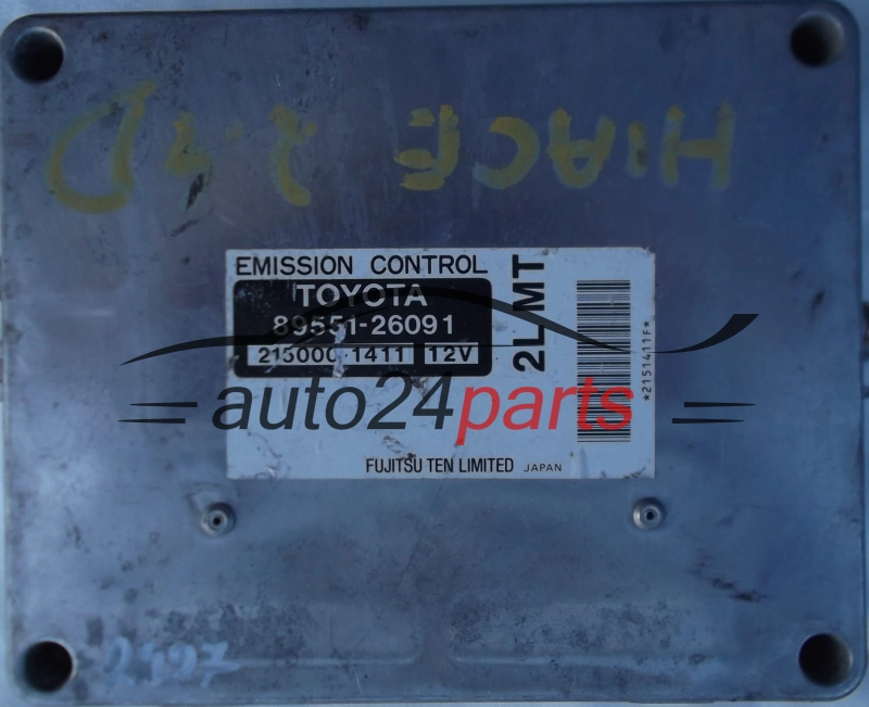 KOMPUTER STEROWNIK SILNIKA TOYOTA HIACE 2.4 8955126091 