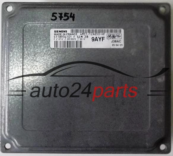 KOMPUTER STEROWNIK SILNIKA FORD FOCUS FIESTA SIEMENS S118934101 F