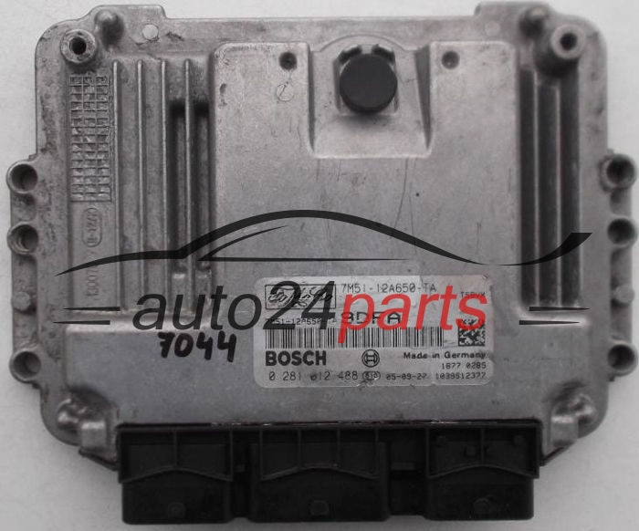 KOMPUTER STEROWNIK SILNIKA FORD FOCUS C- MAX 1.6 TDCI BOSCH 0 281 012 488,  FoMoCo 7M51-12A650-TA