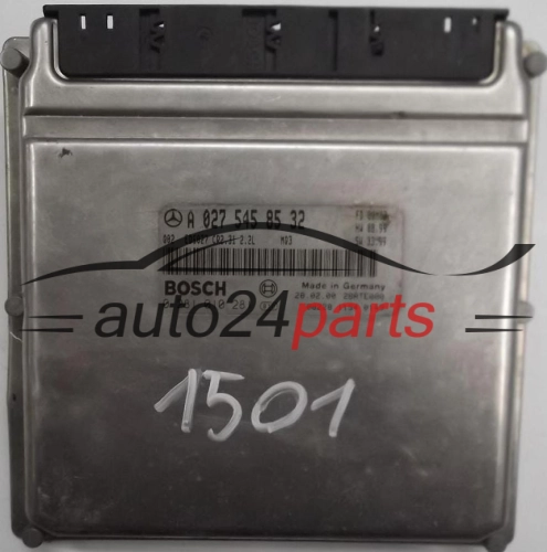 KOMPUTER STEROWNIK SILNIKA MERCEDES SPRINTER 2.2 CDI 220 A0275458532, A 027 545 85 32, BOSCH 0281010281, 0 281 010 281 - 