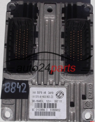 MOTORSTEUERGERÄT ECU STEUERGERAT FIAT PUNTO 1.4, IAW 5SF9.A8 D419