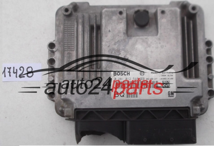 ECU CENTRALITA DE MOTOR OPEL ASTRA ZAFIRA 1.9 CDTI BOSCH 0 281 012 548, 0281012548, GM 55 198 921 BQ