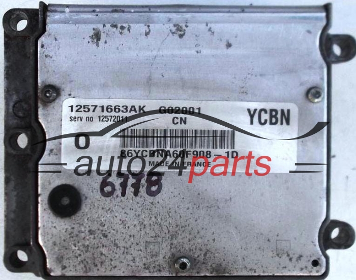 calculateur moteur pour opel vectra, signum 2.2 z22se