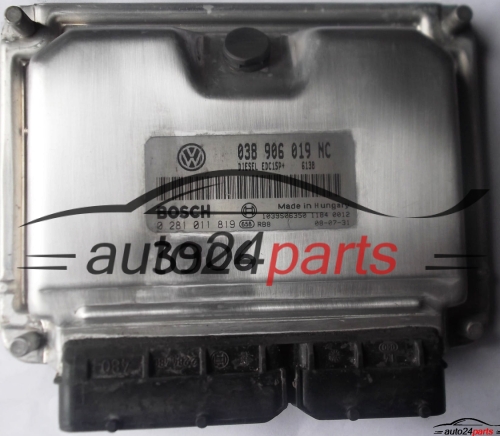 ECU CENTRALITA DE MOTOR VW VOLKSWAGEN POLO 1.9 TDI 038906019NC