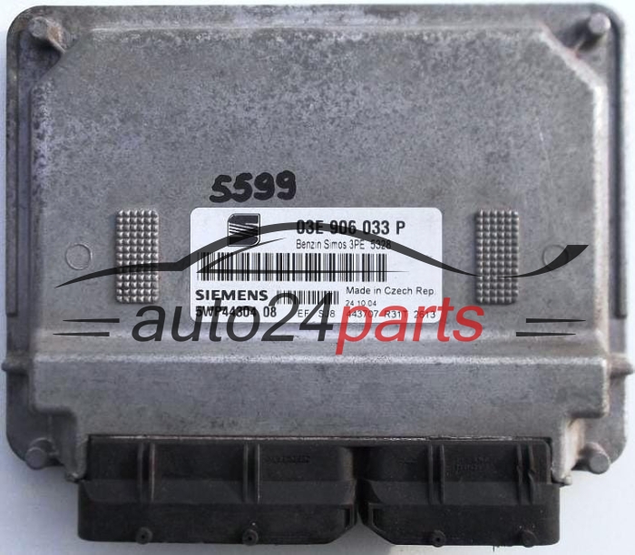 KOMPUTER STEROWNIK SILNIKA SEAT IBIZA 1.2 SIEMENS BENZIN SIMOS 3PE 5328 5WP44304 03E906033P