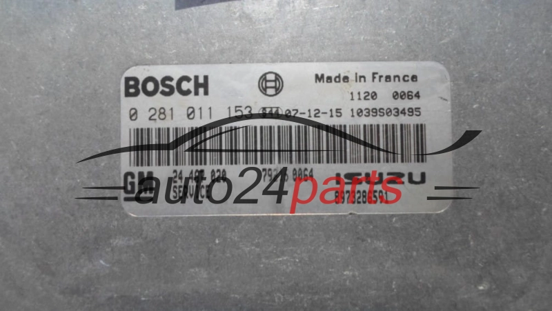 Calculateur Moteur OPEL 1.7 CDTI BOSCH 0 281 011 153, GM 24 467 020