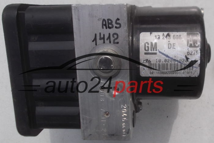 POMPE HYDRAULIQUE ET CALCULATEUR dABS OPEL ASTRA H ZAFIRA B GM 13 213 608 AJ, 13213608, ATE 10.0206-0208.4, 10020602084, 10.0960-0543.3, 10096005433