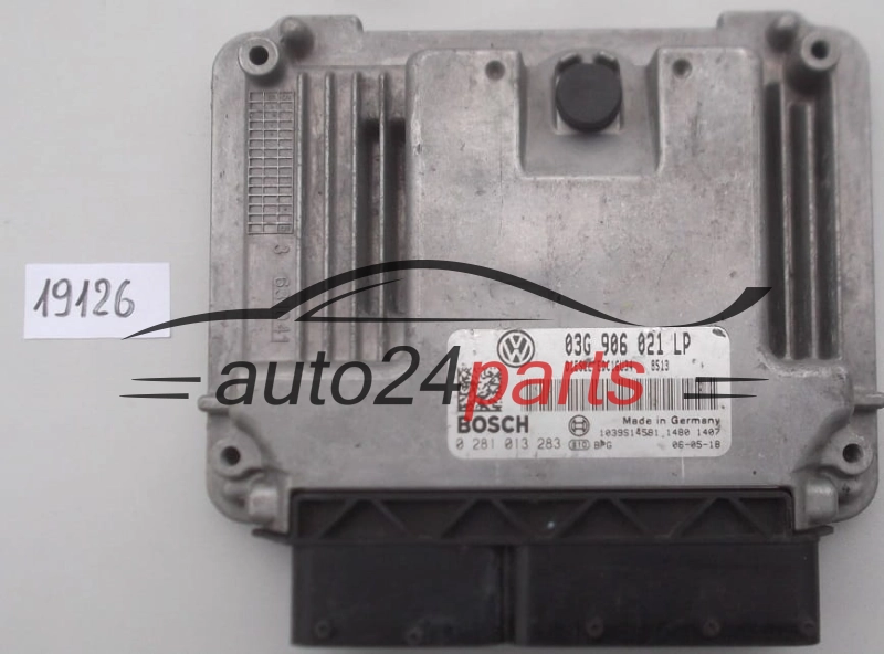 Sterownik silnika SEAT 2.0 TDI BOSCH 0281013283 03G906021LP EDC16U34