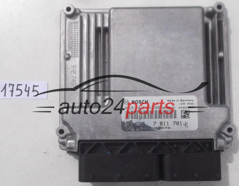 KOMPUTER STEROWNIK SILNIKA BMW E81 BOSCH 0 281 015 042, 0281015042, DDE 7 811 701 -01, DDE781170101, 7811701