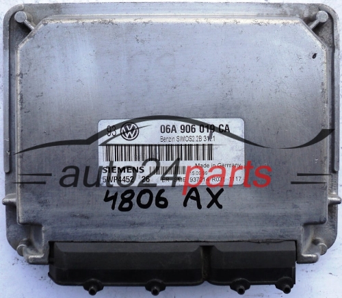 KOMPUTER STEROWNIK SILNIKA VW VOLKSWAGE GOLF 1.6 16V SIEMENS 5WP4452 26