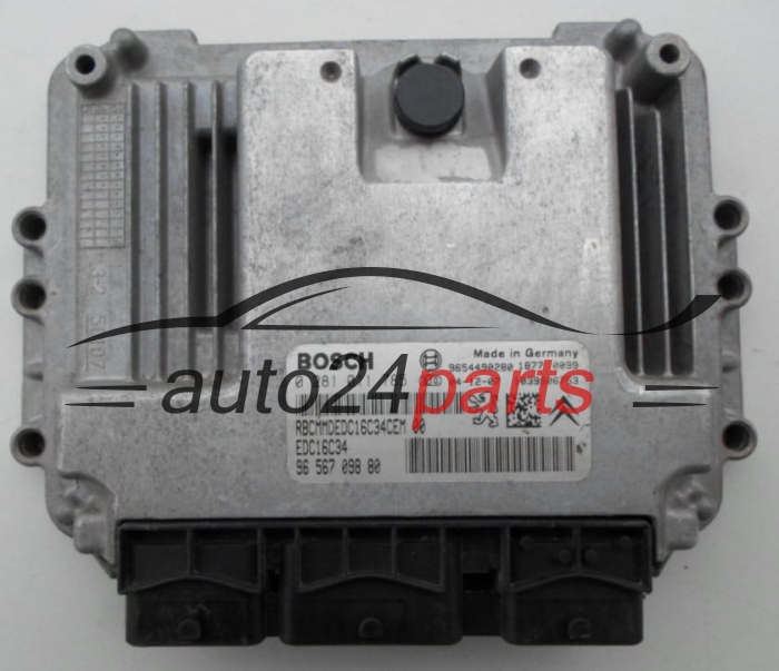 ECU CENTRALITA DE MOTOR  CITROEN C3 1.4 HDI BOSCH 0 281 011 785,  96 567 098 80