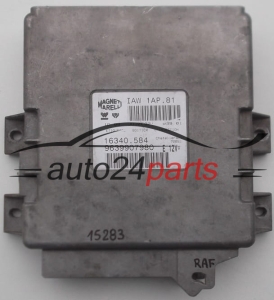 MOTORSTEUERGERÄT ECU STEUERGERÄT  PEUGEOT 206 1.4 Magneti Marelli IAW 1AP.81, IAW1AP81, 16340.584, 16340584, 9639907980 