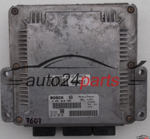 MOTORSTEUERGERÄT ECU STEUERGERAT PEUGEOT 607 2.2 HDI BOSCH 0 281 010 765, 0281010765, 96 441 996 80, 9644199680 