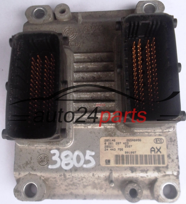 MOTORSTEUERGERÄT ECU STEUERGERAT OPEL CORSA C 1.2 Z12XE BOSCH 0261207423