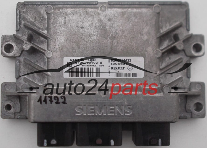 MOTORSTEUERGERÄT ECU STEUERGERÄT  RENAULT MODUS 1.2 SIEMENS S120200102 B