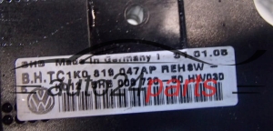  VOLKSWAGEN GOLF CADDY 1K0 819 047 AP / 1K0819047AP / 5HB 008 720-50 / 5HB00872050 