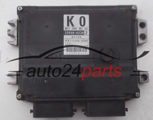 KOMPUTER STEROWNIK SILNIKA SUZUKI SWIFT 1.3, 33920-62J0, 3392062J0, K0, DENSO MB112300-0383