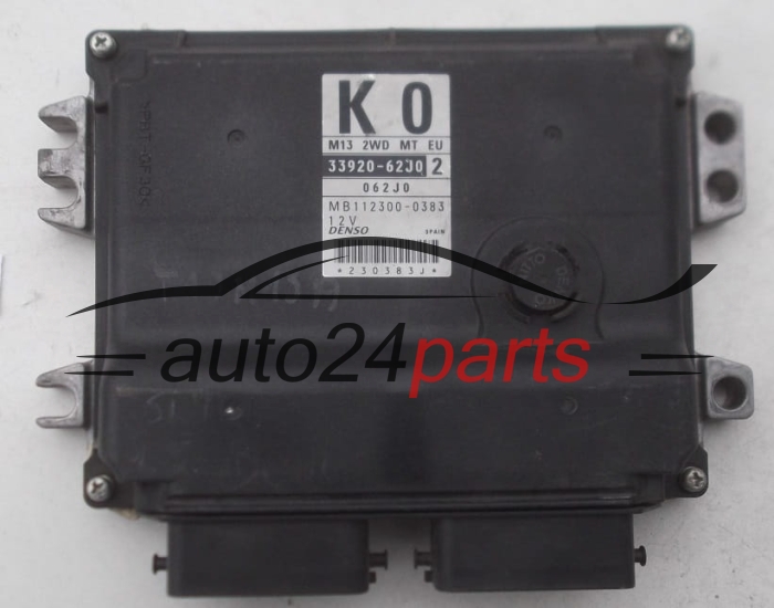 KOMPUTER STEROWNIK SILNIKA SUZUKI SWIFT 1.3, 33920-62J0, 3392062J0, K0, DENSO MB112300-0383