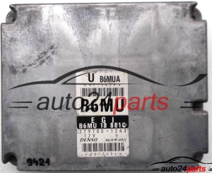 CALCULATEUR MOTEUR MAZDA MX5 1.6, B6MU 18 8810, B6MU188810, 279700-1243, 2797001243 