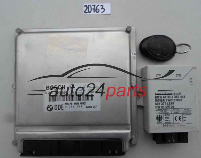 KOMPUTER STEROWNIK SILNIKA ROVER 75 2.0 CDT BOSCH 0 281 001 895, 0281001895, DDE 7785541, 28RTE522, NNN100692 