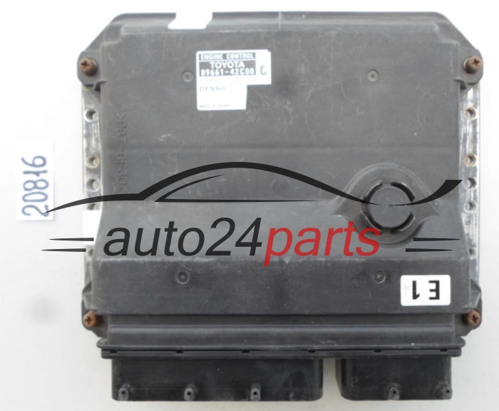 KOMPUTER STEROWNIK SILNIKA TOYOTA RAV4 AVENSIS 2.2, 89661-42C00, 8966142C00, 175800-7733, 1758007733