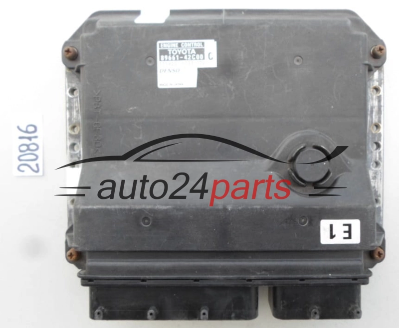 KOMPUTER STEROWNIK SILNIKA TOYOTA RAV4 AVENSIS 2.2, 89661-42C00, 8966142C00, 175800-7733, 1758007733