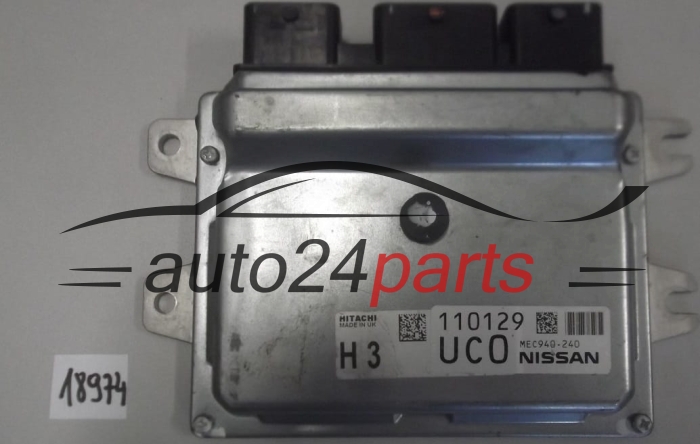 KOMPUTER STEROWNIK SILNIKA NISSAN QASHQAI 1.6 MEC940-240, MEC940240, H3 