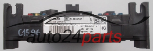 CENTRALKA MODUL BSI CITROEN PEUGEOT 1.6 SIEMENS S118085310 E, S118085310E, 9646777280 