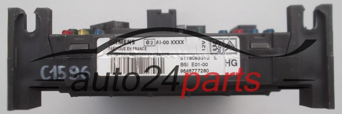CENTRALKA MODUL BSI CITROEN PEUGEOT 1.6 SIEMENS S118085310 E, S118085310E, 9646777280 