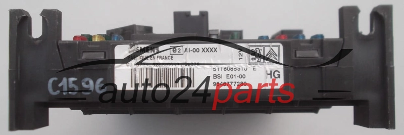 CENTRALKA MODUL BSI CITROEN PEUGEOT 1.6 SIEMENS S118085310 E, S118085310E, 9646777280 