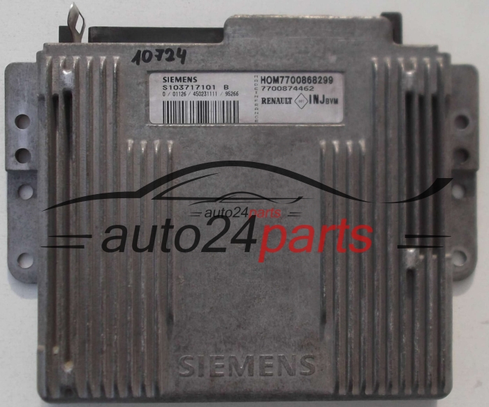 UCE CENTRALITA DE MOTOR RENAULT MEGANE 2.0 SIEMENS S103717101B, HOM7700868299, 7700868299