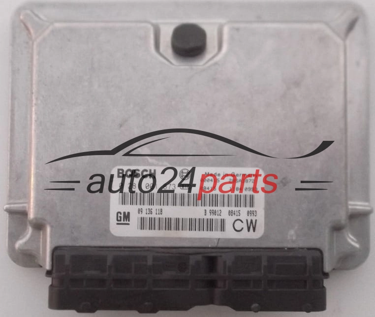 CALCULATEUR MOTEUR OPEL VECTRA B 2.0 DTI BOSCH 0 281 001 873,  GM 09 136 118