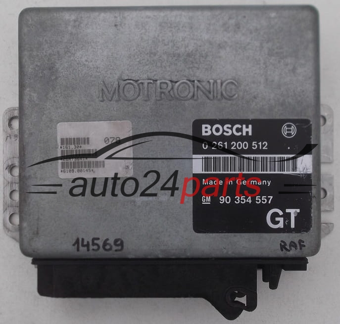 BOSCH 0 261 200 512, 0261200512, GM 90 354 557 GT, 90354557GT