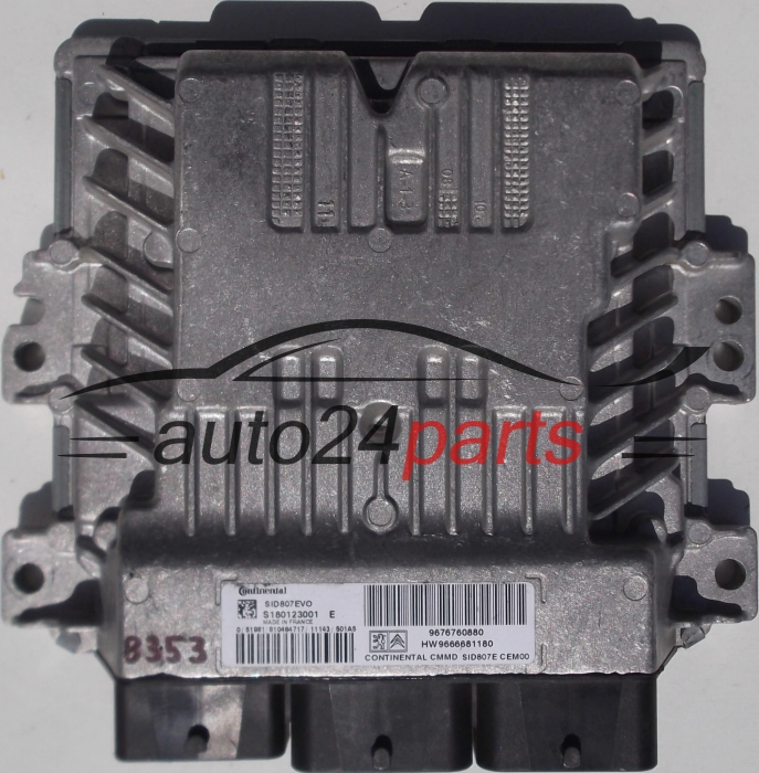 KOMPUTER STEROWNIK SILNIKA CITROEN PEUGEOT 1.6 HDI Continental S180123001 E