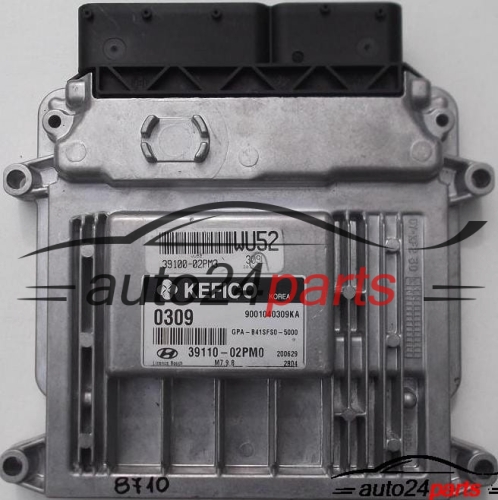 MOTORSTEUERGERÄT ECU STEUERGERAT HYUNDAI I10, 9001040309KA, 39110-02PM0, 3911002PM0, GPA-B41SFS0-5000 
