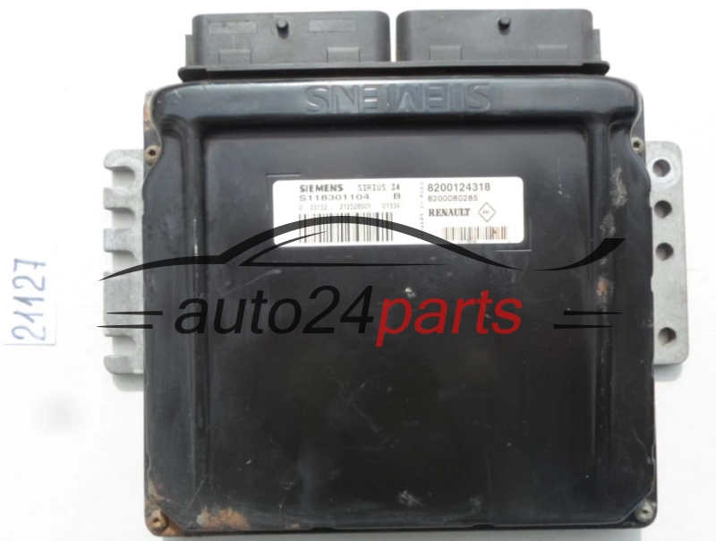 KOMPUTER STEROWNIK SILNIKA RENAULT SCENIC S118301104 B, S118301104B, 8200124318 