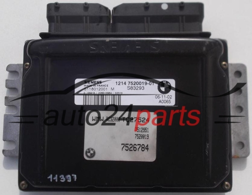 KOMPUTER STEROWNIK SILNIKA MINI ONE COOPER 1.6 SIEMENS S118012001 M,  1214 7520019-01, 1214752001901