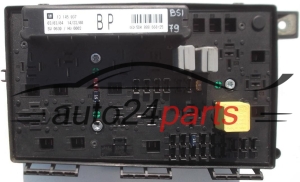 SKRZYNKA ELEKTRYCZNA PRZEKAŹNIKÓW I BEZPIECZNIKÓW MODUŁ NADWOZIA CENTRALKA KOMFORTU BSI PRZEDNIA OPEL ASTRA H ZAFIRA B GM 13 145 037 BP, 13145037 BP, HELLA 5DK 008 668-25, 5DK008668-25, 5DK00866825 - BSI79, BSI123