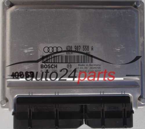 MOTORSTEUERGERÄT ECU STEUERGERAT AUDI A6 4.2 BOSCH 0 261 206 016, 0261206016, 4D0 907 558 A, 4D0907558A 