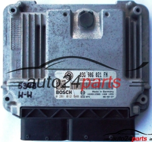 CALCULATEUR MOTEUR VW VOLKSWAGEN GOLF 2.0 TDI 03G906021FN, 03G 906 021 FN, BOSCH 0281012948, 0 281 012 948, DIESEL EDC16U34 8274, 1039S12989