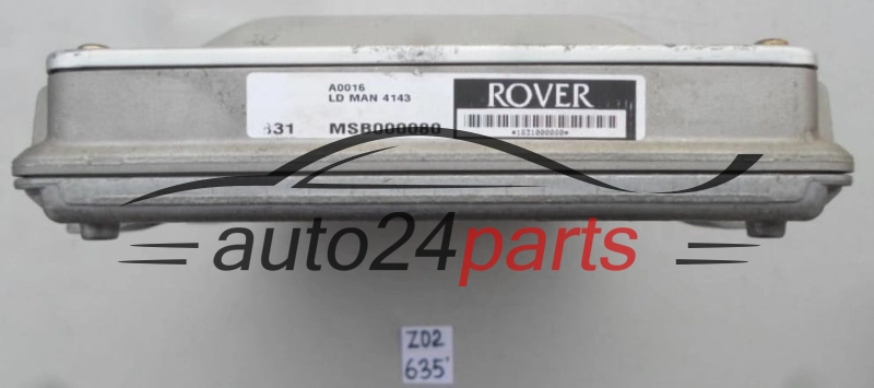 KOMPUTER STEROWNIK SILNIKA LAND ROVER FREELANDER MSB000080