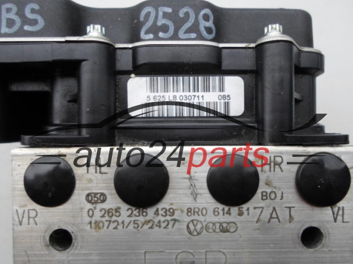 ABS PUMPE BLOCK HYDRAULIKPUMPE STEUERGERÄT AUDI Q5 BOSCH 0 265 236 439, 0265236439, 8R0614517AT, 0265951754