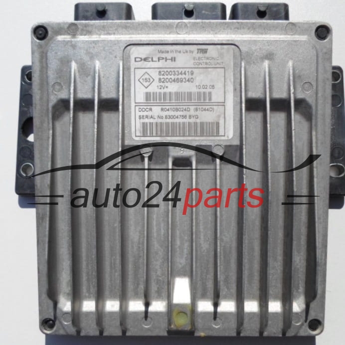 ECU CENTRALITA DE MOTOR RENAULT MEGANE 1.5 DCI DELPHI R0410B024D, 8200334419, 8200469340
