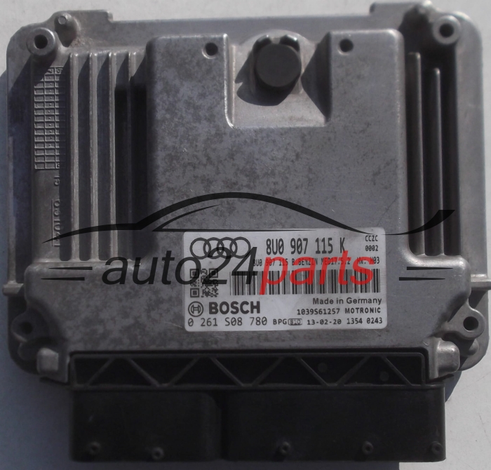 MOTORSTEUERGERÄT ECU STEUERGERAT AUDI Q3 2.0 BOSCH 0261S08780, 8U0907115K