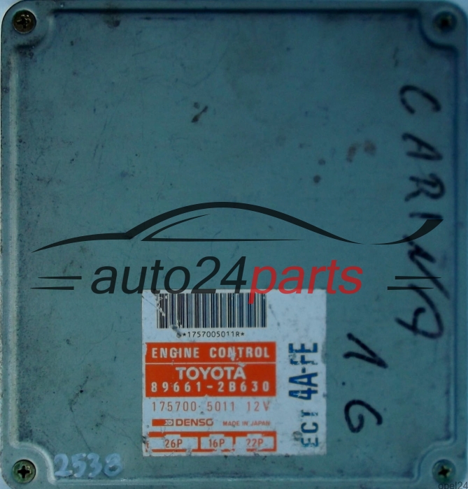 ECU CENTRALITA DE MOTOR TOYOTA COROLLA 1.6 ECT 896612B630 1757005011 