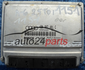 KOMPUTER STEROWNIK SILNIKA AUDI A6 2.5 TDI AKN 4B0 907 401 C, 4B0907401C, BOSCH 0 281 001 836, 0281001836 - 1151
