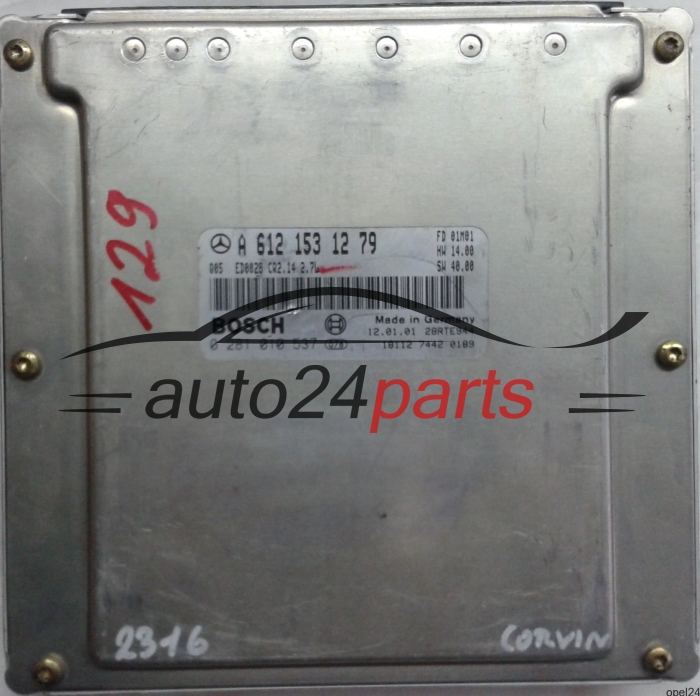 calculateur moteur pour mercedes w210 e-klass e270 cdi